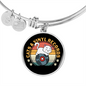 Cats And Vinyl Bracelet Stainless Steel or 18k Gold Circle Bangle-Express Your Love Gifts