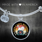 Cats And Vinyl Bracelet Stainless Steel or 18k Gold Circle Bangle-Express Your Love Gifts