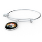Cats And Vinyl Bracelet Stainless Steel or 18k Gold Circle Bangle-Express Your Love Gifts