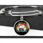 Cats And Vinyl Bracelet Stainless Steel or 18k Gold Circle Bangle-Express Your Love Gifts