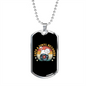 Cats And Vinyl Necklace Stainless Steel or 18k Gold Dog Tag 24" Chain-Express Your Love Gifts