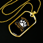 Cattle Dog Necklace Stainless Steel or 18k Gold Dog Tag 24" Chain-Express Your Love Gifts