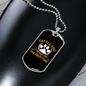 Cattle Dog Necklace Stainless Steel or 18k Gold Dog Tag 24" Chain-Express Your Love Gifts