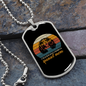 Cavalier King Spaniel Mom Necklace Stainless Steel or 18k Gold Dog Tag 24" Chain-Express Your Love Gifts