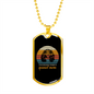 Cavalier King Spaniel Mom Necklace Stainless Steel or 18k Gold Dog Tag 24" Chain-Express Your Love Gifts