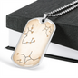 Celestial DNA Necklace Stainless Steel or 18k Gold Dog Tag 24" Chain-Express Your Love Gifts