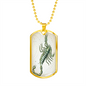Celestial Scorpion Necklace Stainless Steel or 18k Gold Dog Tag 24" Chain-Express Your Love Gifts