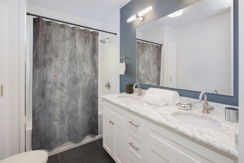 Cement Texture Background Stylish Design 71" x 74" Elegant Waterproof Shower Curtain for a Spa-like Bathroom Paradise Exceptional Craftsmanship-Express Your Love Gifts