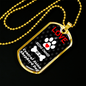 Central Asian Shepherd Dog Love Is Stainless Steel or 18k Gold Dog Tag 24" Chain-Express Your Love Gifts