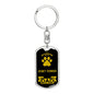 Cesky Terrier Keychain Stainless Steel or 18k Gold-Express Your Love Gifts