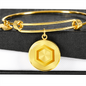 Chainlink Token Gold Bracelet Stainless Steel or 18k Gold Circle Bangle-Express Your Love Gifts