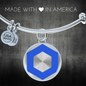 ChainLink Token (LINK) Bracelet Stainless Steel or 18k Gold Circle Bangle-Express Your Love Gifts