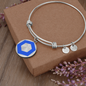ChainLink Token (LINK) Bracelet Stainless Steel or 18k Gold Circle Bangle-Express Your Love Gifts