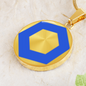 ChainLink Token (LINK) Circle Necklace Stainless Steel or 18k Gold 18-22"-Express Your Love Gifts