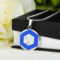 ChainLink Token (LINK) Circle Necklace Stainless Steel or 18k Gold 18-22"-Express Your Love Gifts