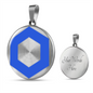 ChainLink Token (LINK) Circle Necklace Stainless Steel or 18k Gold 18-22"-Express Your Love Gifts
