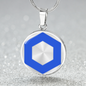 ChainLink Token (LINK) Circle Necklace Stainless Steel or 18k Gold 18-22"-Express Your Love Gifts