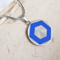ChainLink Token (LINK) Circle Necklace Stainless Steel or 18k Gold 18-22"-Express Your Love Gifts