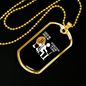 Check Me Crypto Necklace Stainless Steel or 18k Gold Dog Tag 24" Chain-Express Your Love Gifts