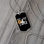 Check Me Crypto Necklace Stainless Steel or 18k Gold Dog Tag 24" Chain-Express Your Love Gifts