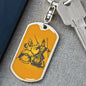 Chess Fan Gift Chess Piece Keychain Dog Tag Stainless Steel or 18k Gold-Express Your Love Gifts