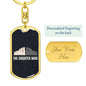 Chess Fan Gift Chess Smart Keychain Dog Tag Stainless Steel or 18k Gold-Express Your Love Gifts