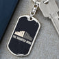 Chess Fan Gift Chess Smart Keychain Dog Tag Stainless Steel or 18k Gold-Express Your Love Gifts