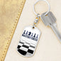 Chess Fan Gift Master Of Chess Keychain Dog Tag Stainless Steel or 18k Gold-Express Your Love Gifts