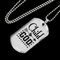 Child Of God Arrow Heart Necklace Stainless Steel or 18k Gold Dog Tag 24" Chain-Express Your Love Gifts