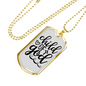 Child Of God Necklace Stainless Steel or 18k Gold Dog Tag 24" Chain-Express Your Love Gifts