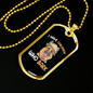 Children Who Bark Necklace Stainless Steel or 18k Gold Dog Tag 24" Chain-Express Your Love Gifts