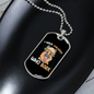 Children Who Bark Necklace Stainless Steel or 18k Gold Dog Tag 24" Chain-Express Your Love Gifts