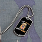 Children Who Bark Necklace Stainless Steel or 18k Gold Dog Tag 24" Chain-Express Your Love Gifts