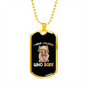 Children Who Bark Necklace Stainless Steel or 18k Gold Dog Tag 24" Chain-Express Your Love Gifts