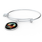 Chonk He Comin Cat Bracelet Stainless Steel or 18k Gold Circle Bangle-Express Your Love Gifts