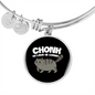 Chonk Oh Lawd Cat Bracelet Stainless Steel or 18k Gold Circle Bangle-Express Your Love Gifts