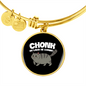 Chonk Oh Lawd Cat Bracelet Stainless Steel or 18k Gold Circle Bangle-Express Your Love Gifts