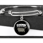 Chonk Oh Lawd Cat Bracelet Stainless Steel or 18k Gold Circle Bangle-Express Your Love Gifts
