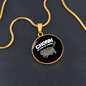 Chonk Oh Lawd Cat Circle Necklace Stainless Steel or 18k Gold 18-22"-Express Your Love Gifts