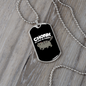 Chonk Oh Lawd Fat Cat Necklace Stainless Steel or 18k Gold Dog Tag 24" Chain-Express Your Love Gifts