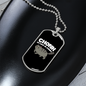 Chonk Oh Lawd Fat Cat Necklace Stainless Steel or 18k Gold Dog Tag 24" Chain-Express Your Love Gifts