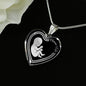 Choose Life Prolife Necklace Stainless Steel or 18k Gold Heart Pendant 18-22"-Express Your Love Gifts