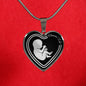 Choose Life Prolife Necklace Stainless Steel or 18k Gold Heart Pendant 18-22"-Express Your Love Gifts