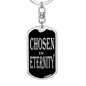 Chosen In Eternity Ephesians Keychain Dog Tag Stainless Steel or 18k Gold-Express Your Love Gifts