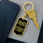 Chosen In Eternity Ephesians Keychain Dog Tag Stainless Steel or 18k Gold-Express Your Love Gifts