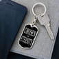 Chosen In Eternity Ephesians Keychain Dog Tag Stainless Steel or 18k Gold-Express Your Love Gifts
