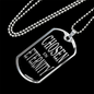 Chosen In Eternity Ephesians Necklace Stainless Steel or 18k Gold Dog Tag 24" Chain-Express Your Love Gifts