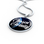 Chosen In Eternity World Ephesians Circle Pendant Stainless Steel or 18k Gold 18-22"-Express Your Love Gifts