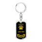 Chow Chow Keychain Stainless Steel or 18k Gold-Express Your Love Gifts