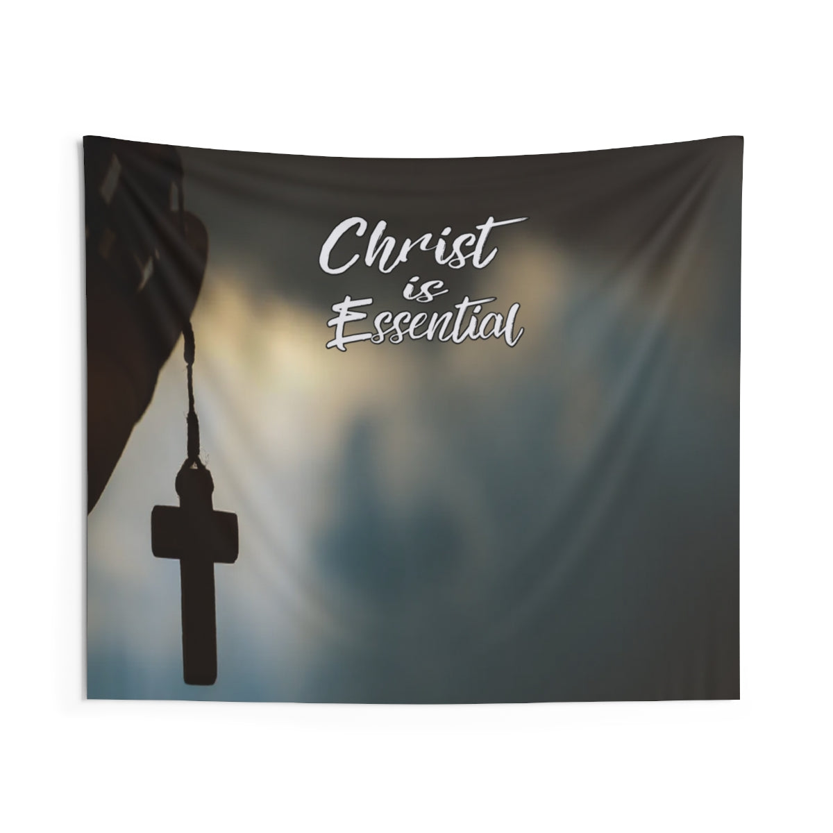 Christ is Essential Wall Hanging Tapestry-Express Your Love Gifts